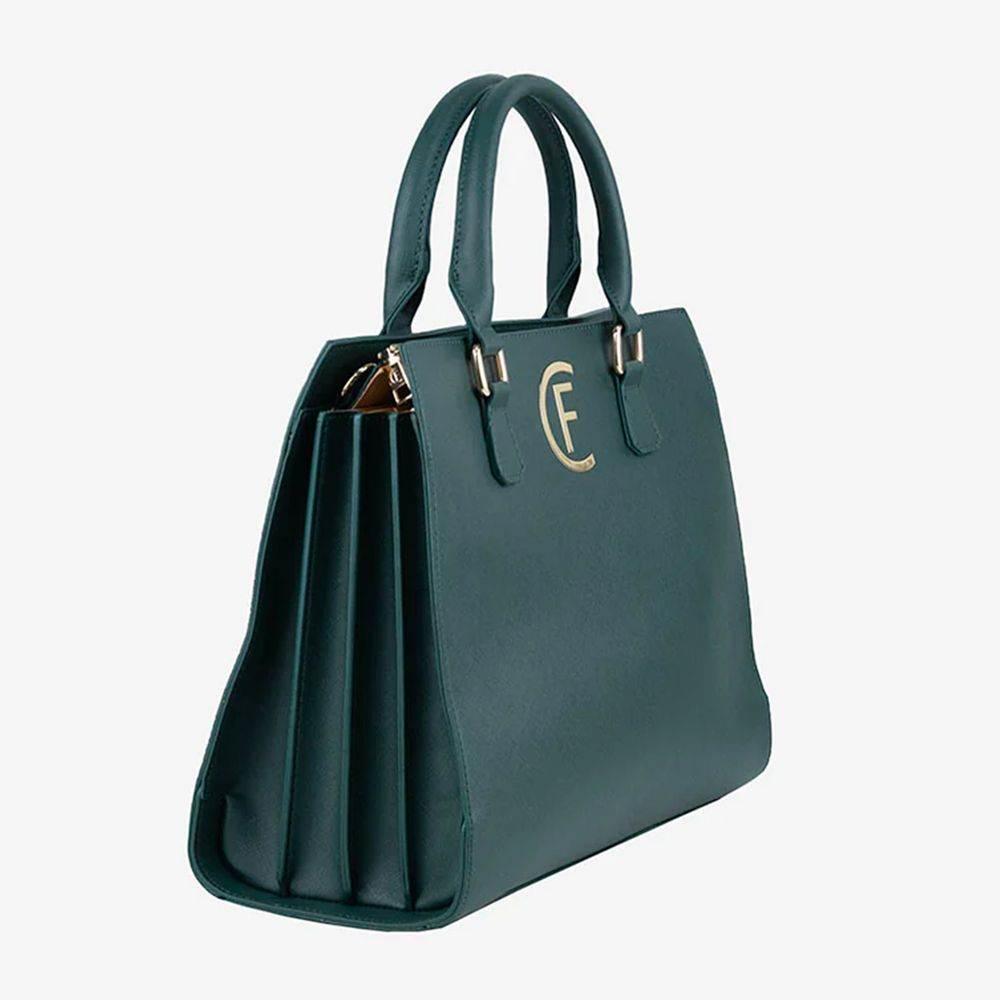 CRISTINAEFFE Green Artificial Leather Women Crossbody Bag - Hilstor