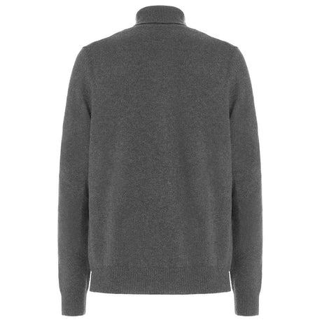 Malo Gray Wool Men Turtleneck Sweater - Hilstor