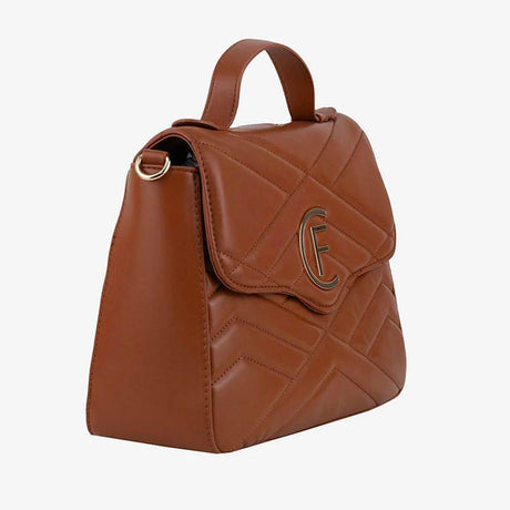 CRISTINAEFFE Brown Artificial Leather Women Crossbody Bag - Hilstor