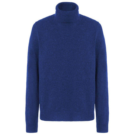 Malo Blue Wool Men's Turtleneck Sweater - Hilstor