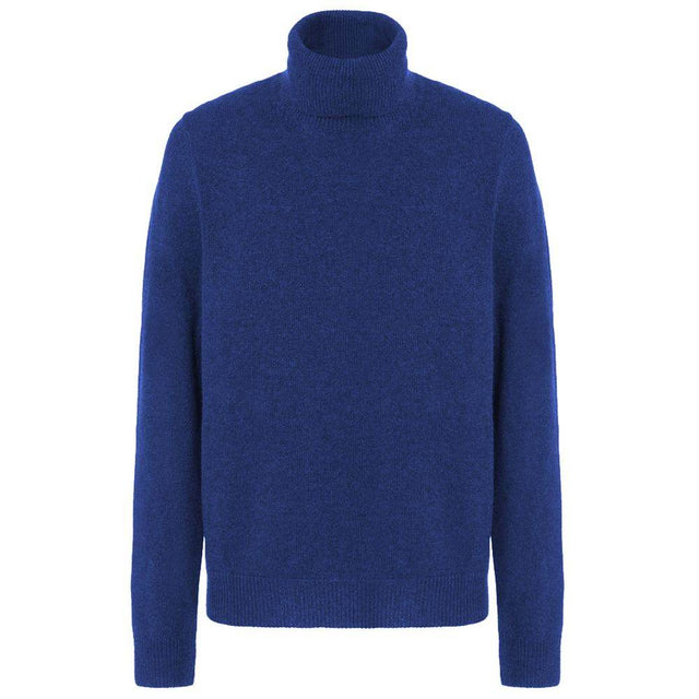 Malo Blue Wool Men's Turtleneck Sweater - Hilstor
