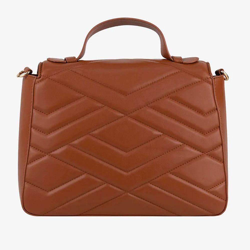 CRISTINAEFFE Brown Artificial Leather Women Crossbody Bag - Hilstor