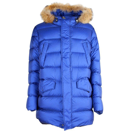 Add Blue Nylon Men's Jacket - Hilstor