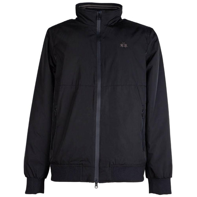 La Martina Black Polyester Men's Jacket - Hilstor