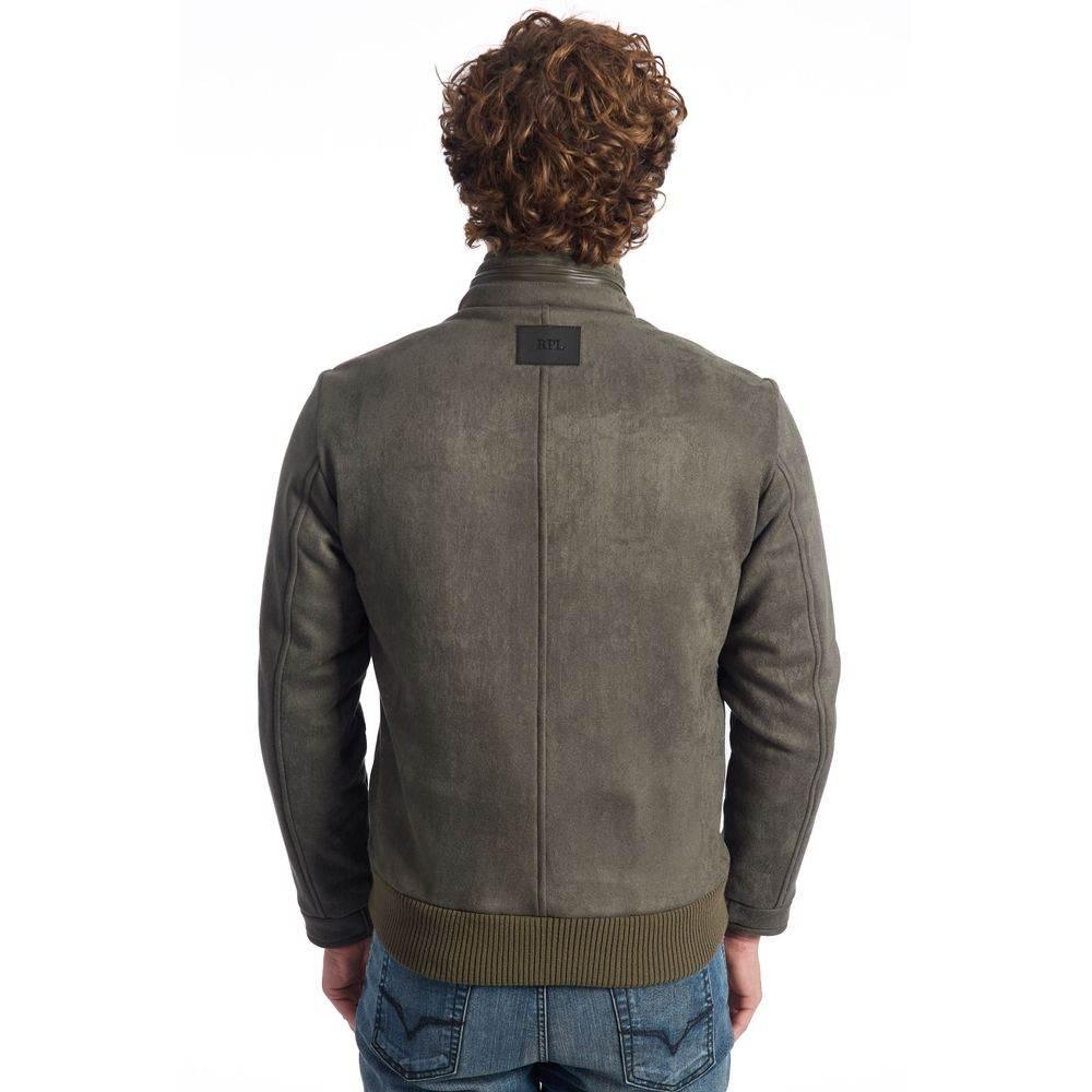 Roberto Pepe Luxury Green Eco Leather Men's Jacket - Hilstor