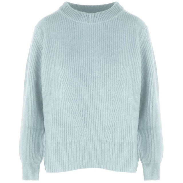 Malo Light Blue Cashmere Women Sweater - Hilstor