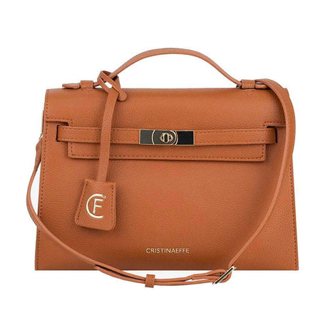 CRISTINAEFFE Brown Artificial Leather Women Crossbody Bag - Hilstor