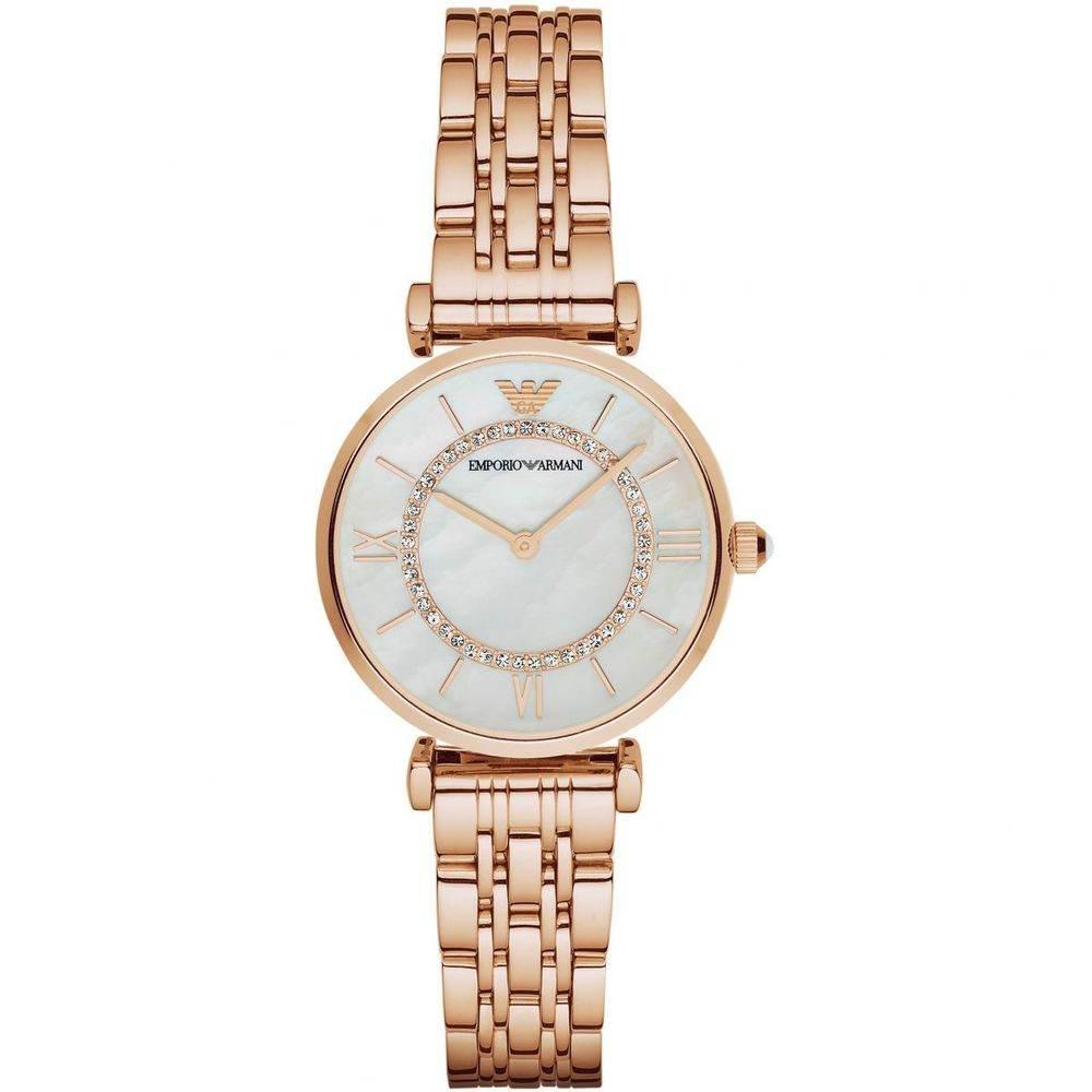 Armani Rose Gold Steel Watch - Hilstor