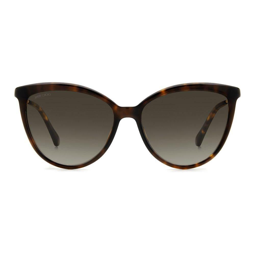 Jimmy Choo Brown Metal Sunglasses - Hilstor