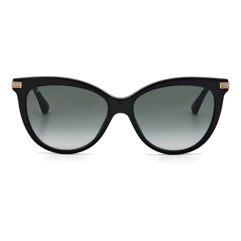 Jimmy Choo Black Acetate Sunglasses - Hilstor