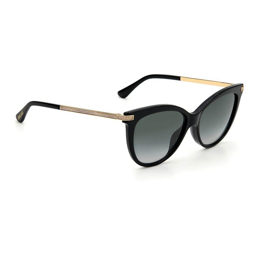 Jimmy Choo Black Acetate Sunglasses - Hilstor