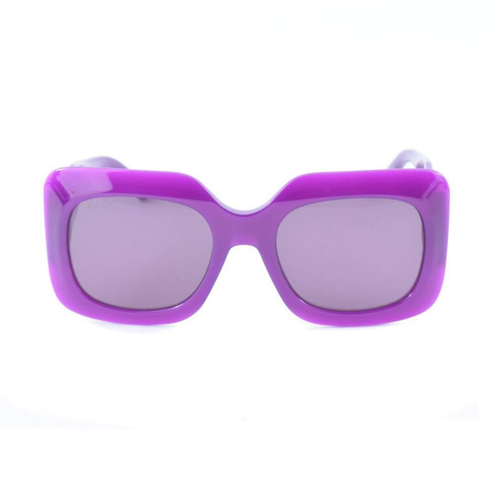 Jimmy Choo Purple Resin Sunglasses - Hilstor