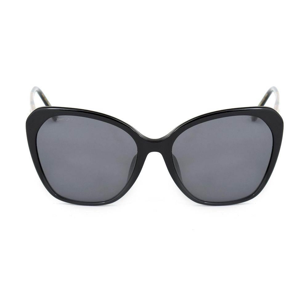 Jimmy Choo Black Metal Sunglasses - Hilstor