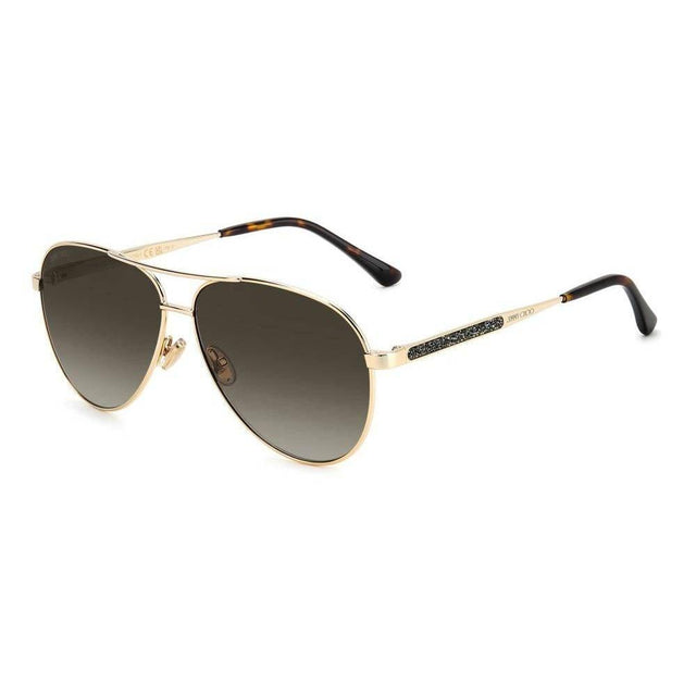 Jimmy Choo Gold Metal Sunglasses - Hilstor