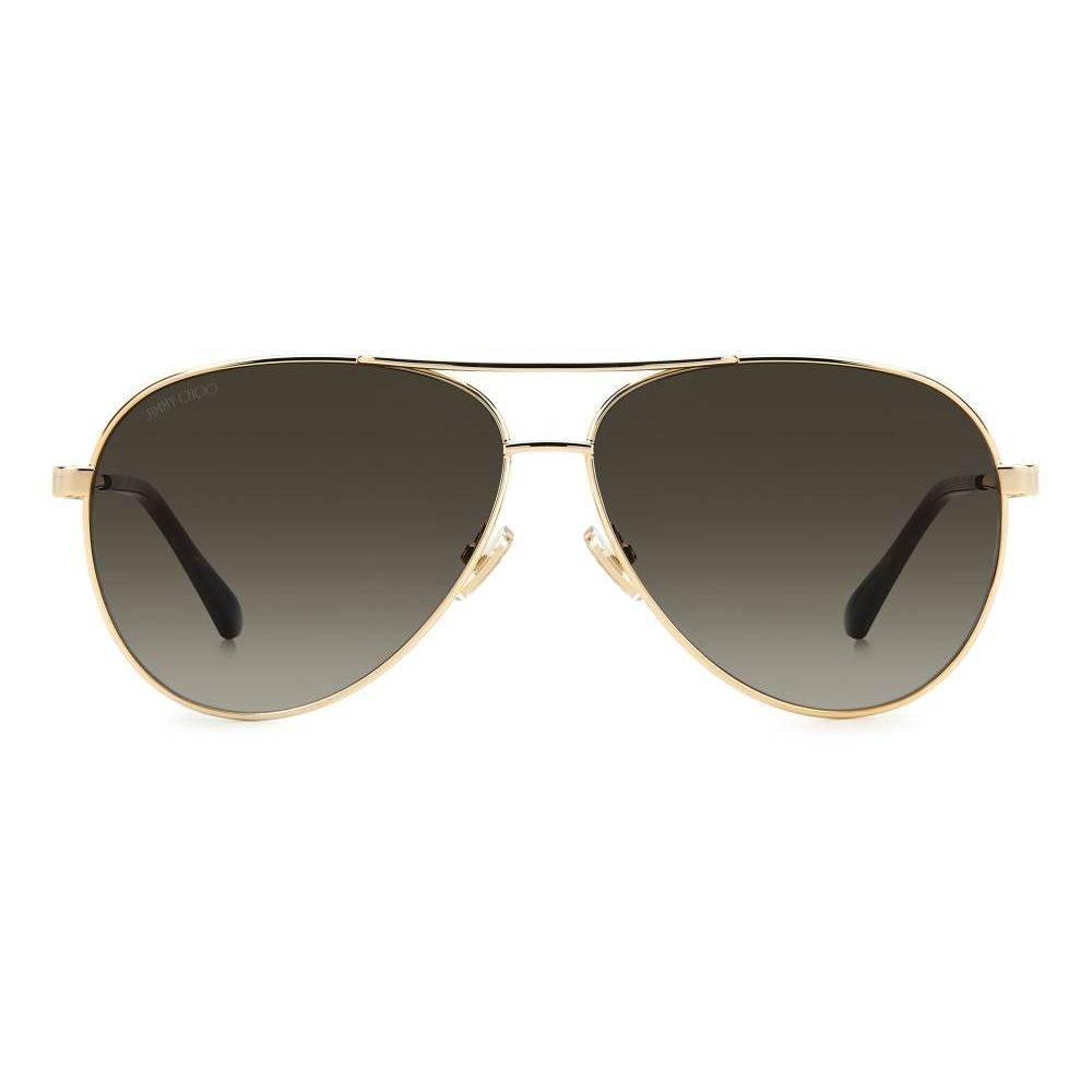 Jimmy Choo Gold Metal Sunglasses - Hilstor