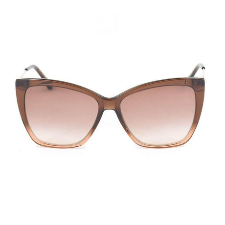 Jimmy Choo Brown Metal Sunglasses - Hilstor