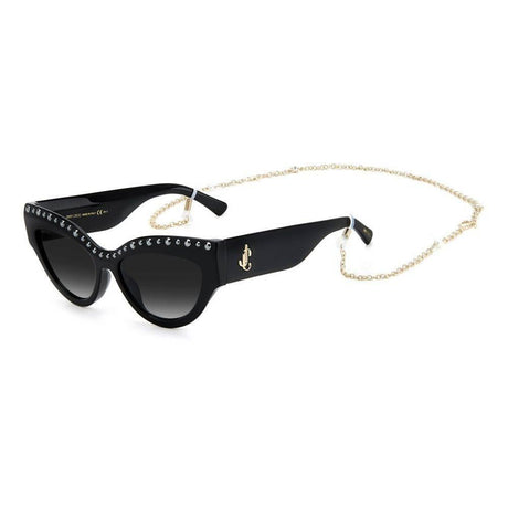 Jimmy Choo Black Acetate Sunglasses - Hilstor