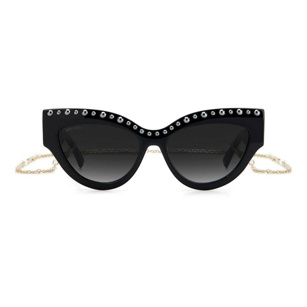 Jimmy Choo Black Acetate Sunglasses - Hilstor