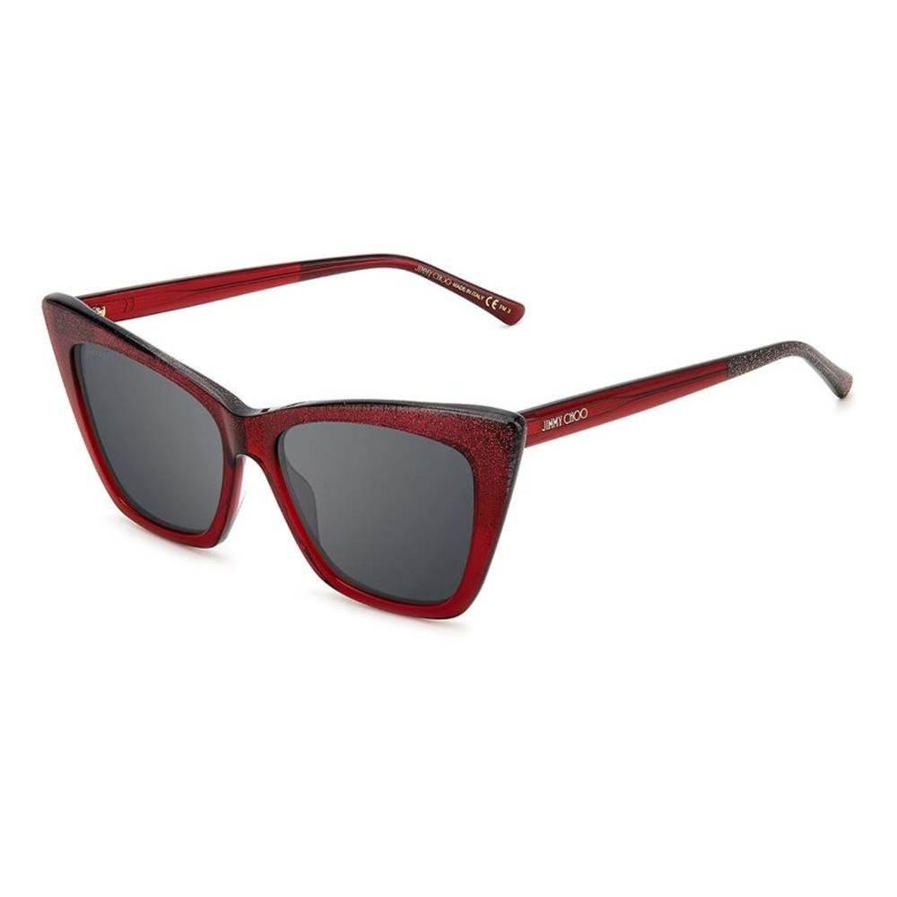 Jimmy Choo Red Acetate Sunglasses - Hilstor