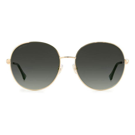 Jimmy Choo Green Stainless Steel Sunglasses - Hilstor