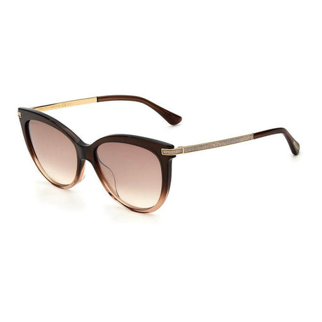 Jimmy Choo Brown Acetate Sunglasses - Hilstor