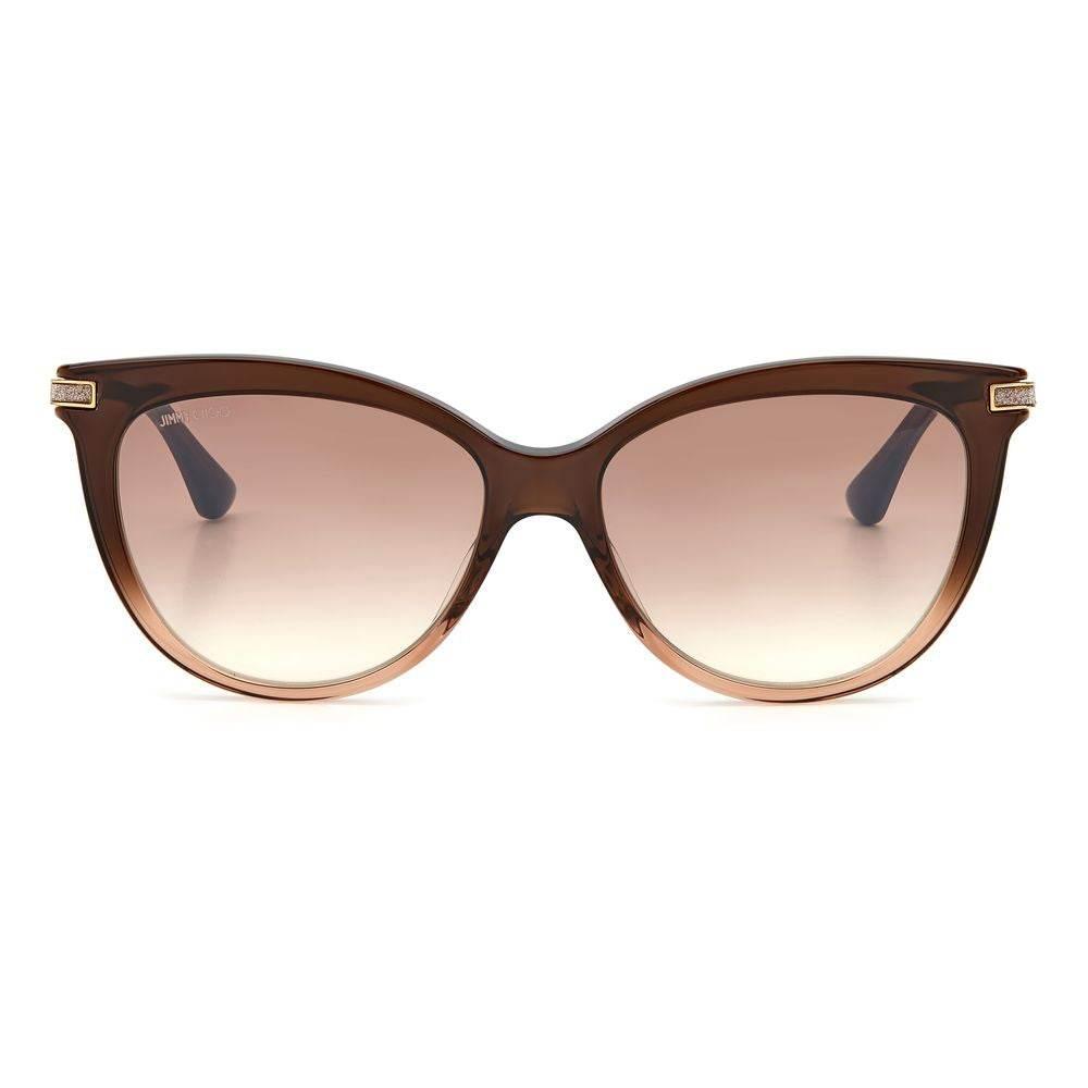 Jimmy Choo Brown Acetate Sunglasses - Hilstor