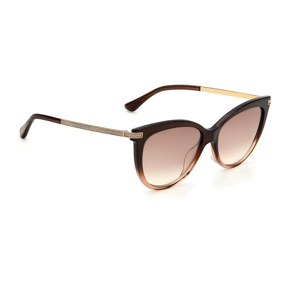 Jimmy Choo Brown Acetate Sunglasses - Hilstor