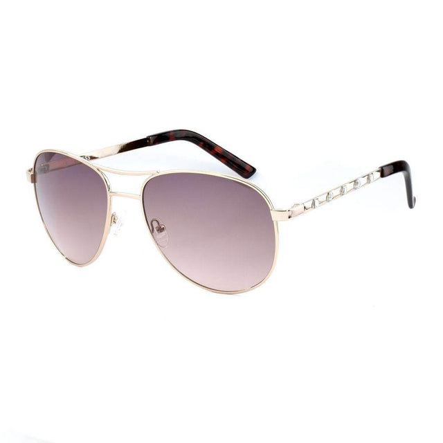 Guess Gold Metal Sunglasses - Hilstor
