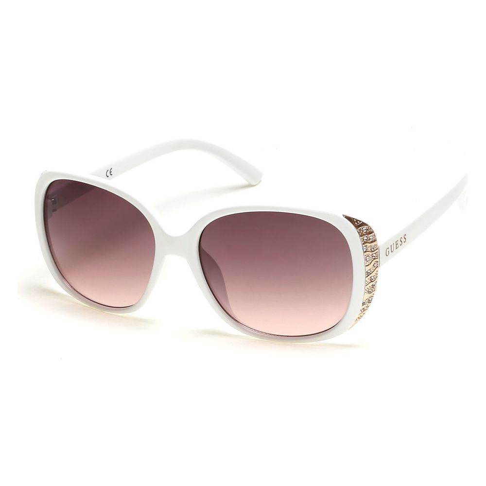 Guess White Resin Sunglasses - Hilstor