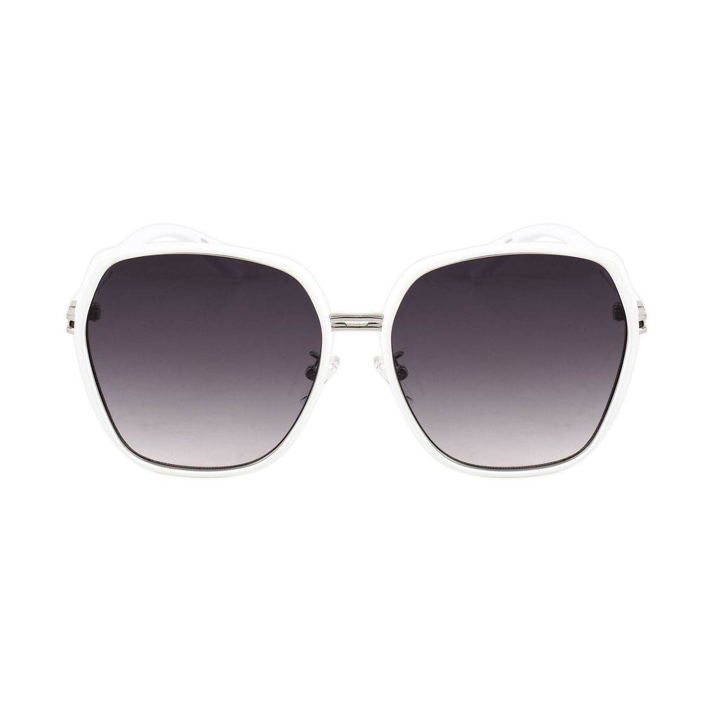 Guess White Metal Sunglasses - Hilstor