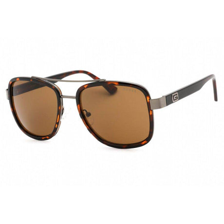 Guess Brown Metal Sunglasses - Hilstor