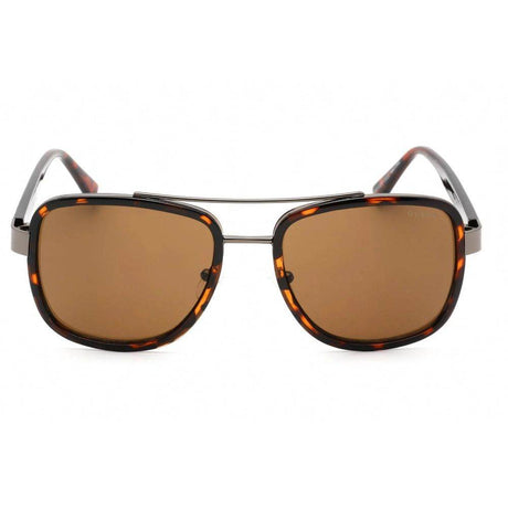 Guess Brown Metal Sunglasses - Hilstor