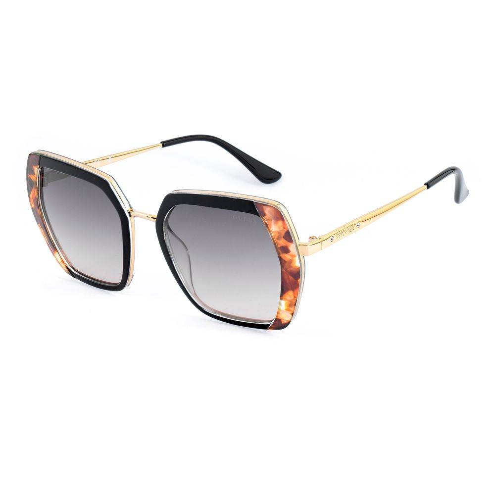 Guess Black Metal Sunglasses - Hilstor