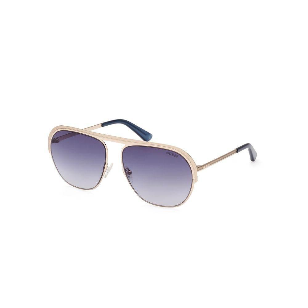 Guess Gold Metal Sunglasses - Hilstor