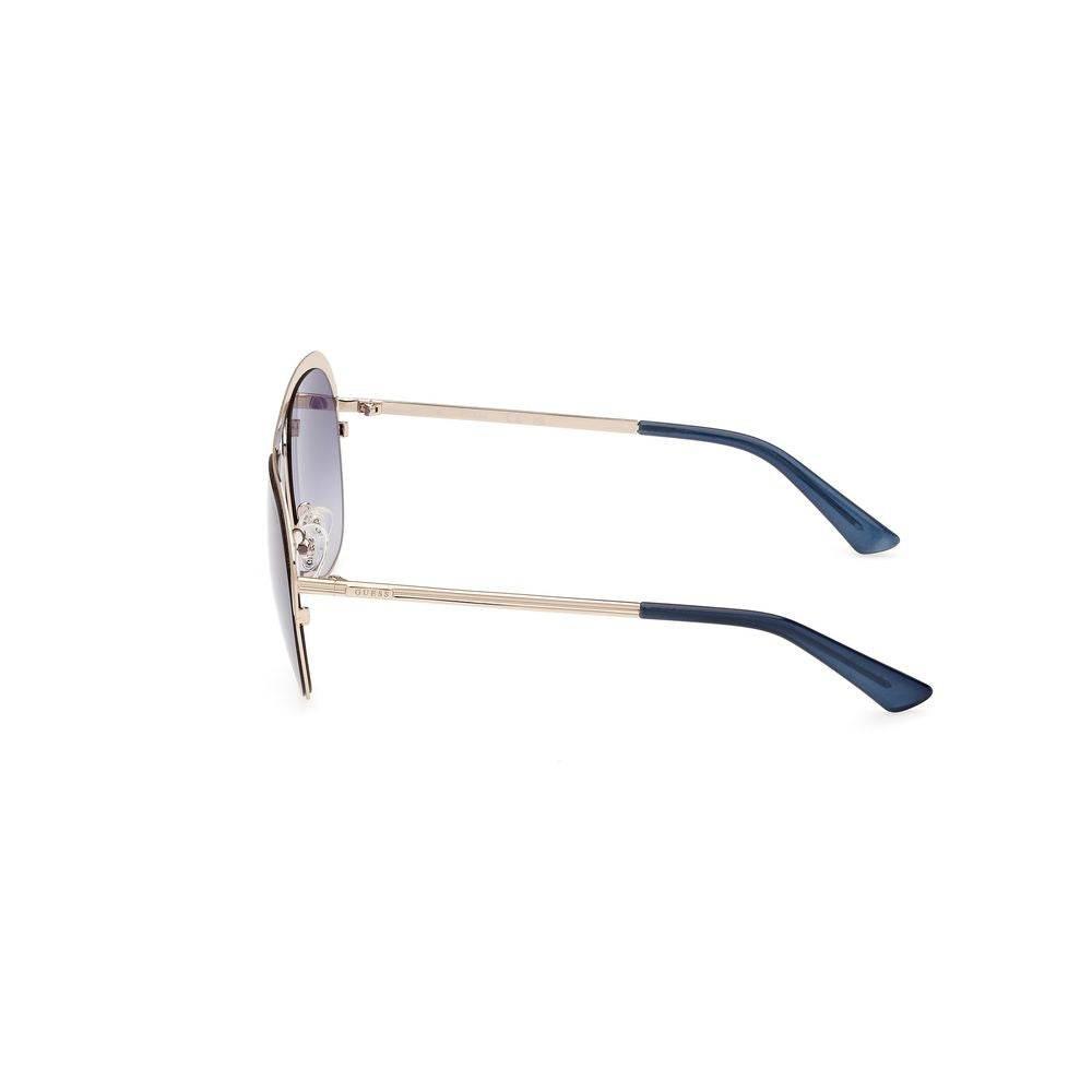 Guess Gold Metal Sunglasses - Hilstor