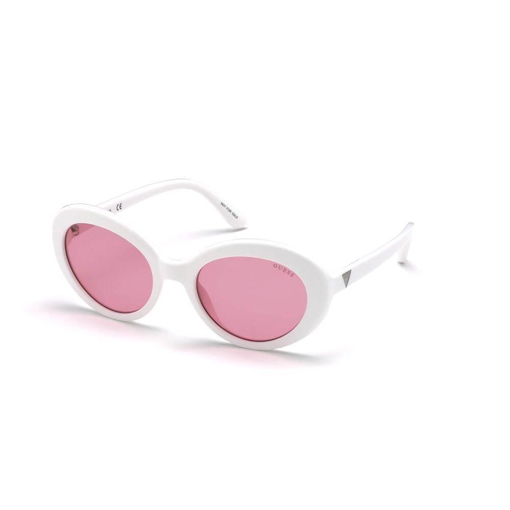 Guess White Acetate Sunglasses - Hilstor