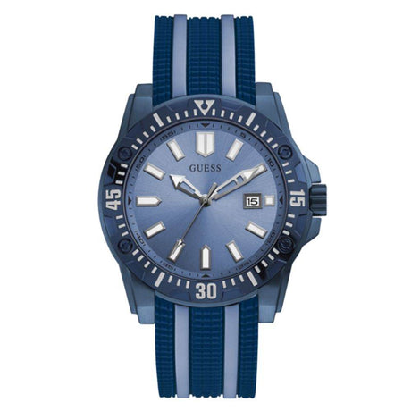 Guess Blue Silicone Watch - Hilstor