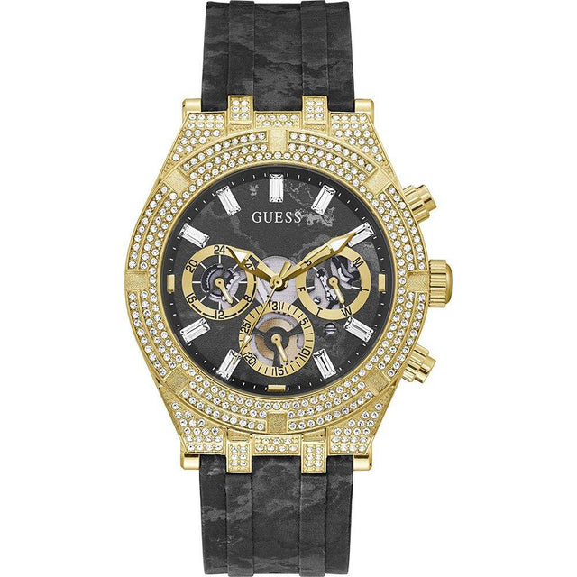 Guess Black Silicone Watch - Hilstor