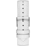 Guess White Leather Watch - Hilstor