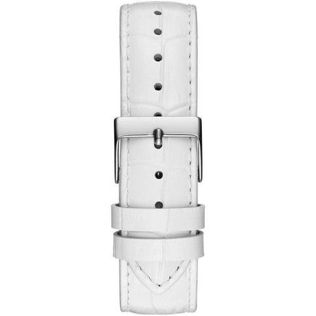 Guess White Leather Watch - Hilstor