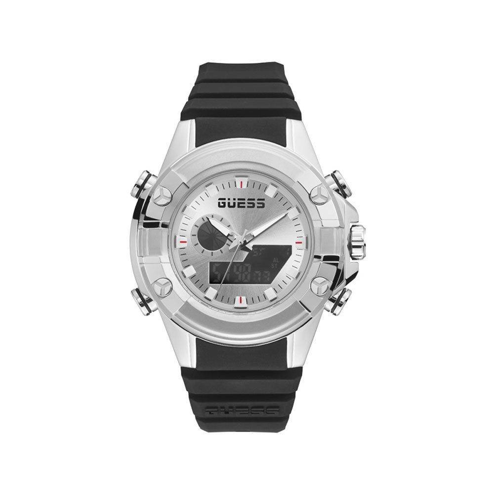 Guess Black Silicone Watch - Hilstor