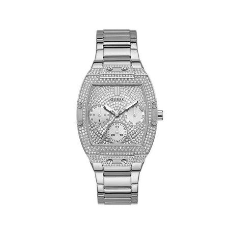 Guess Silver Stainless Steel Watch - Hilstor