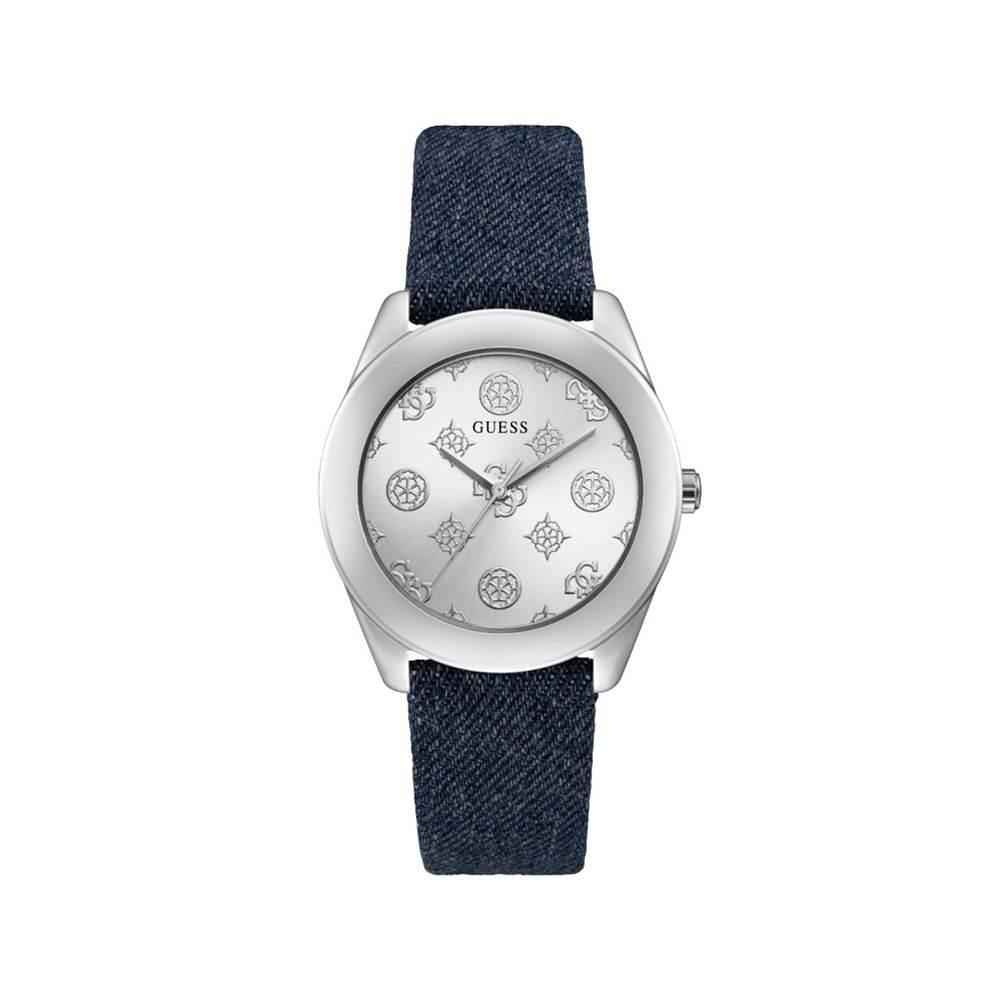 Guess Blue Leather Watch - Hilstor