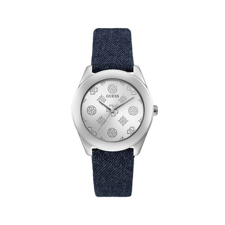 Guess Blue Leather Watch - Hilstor