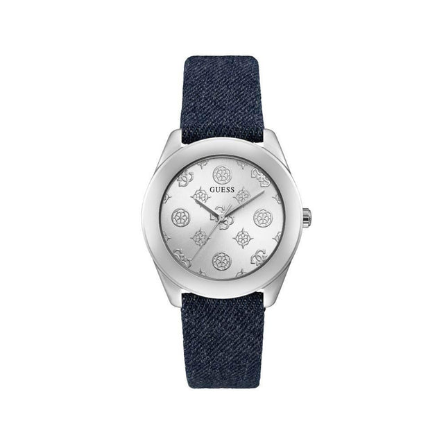 Guess Blue Leather Watch - Hilstor