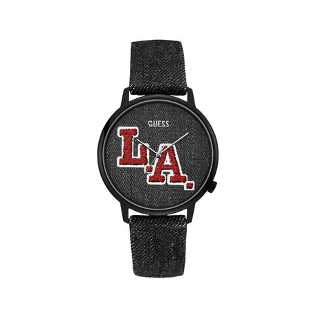 Guess Black Textile Watch - Hilstor