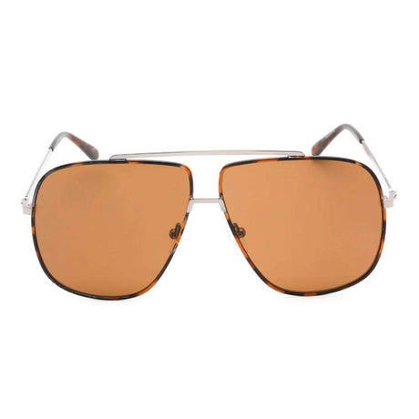 Guess Brown Metal Sunglasses - Hilstor