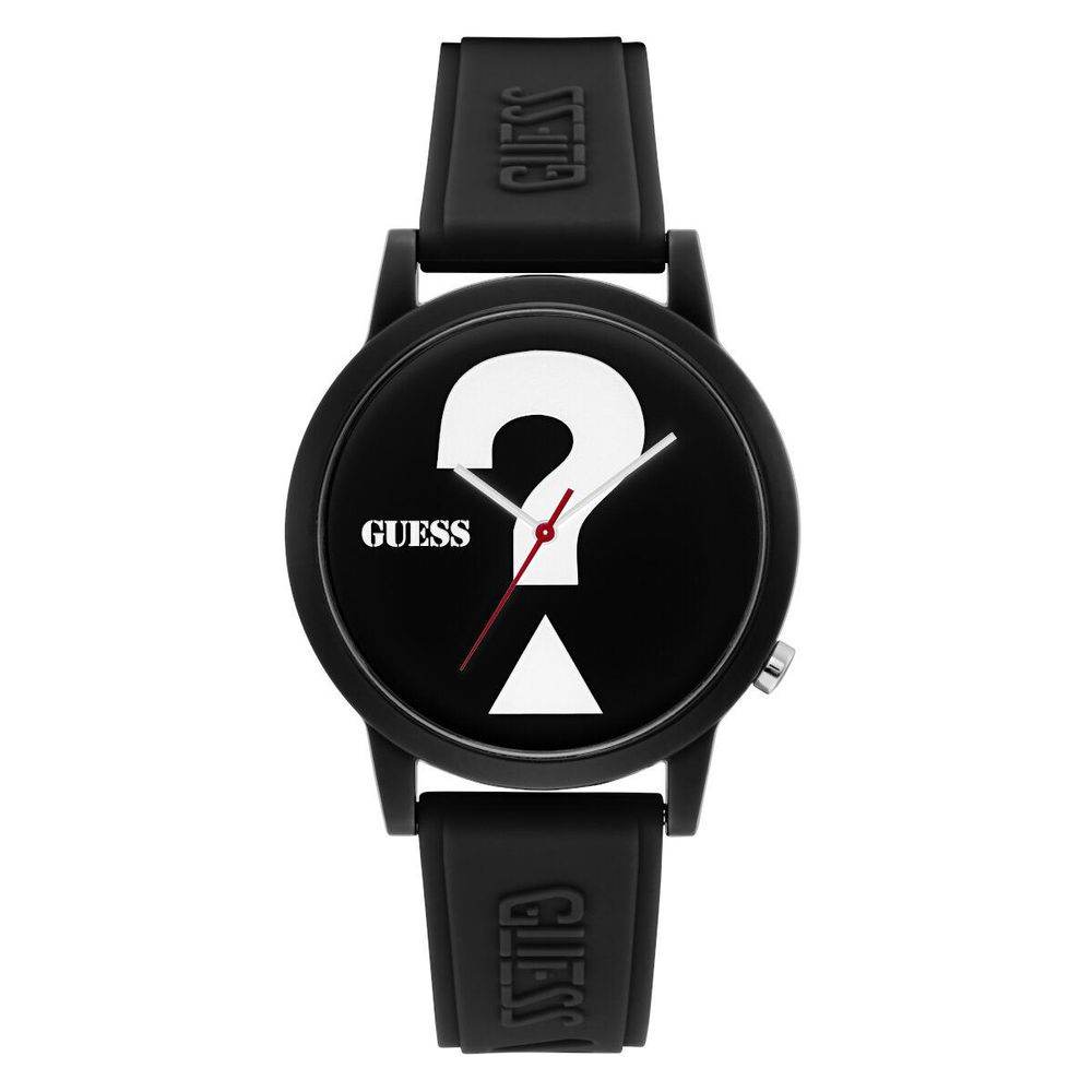 Guess Black Resin Watch - Hilstor
