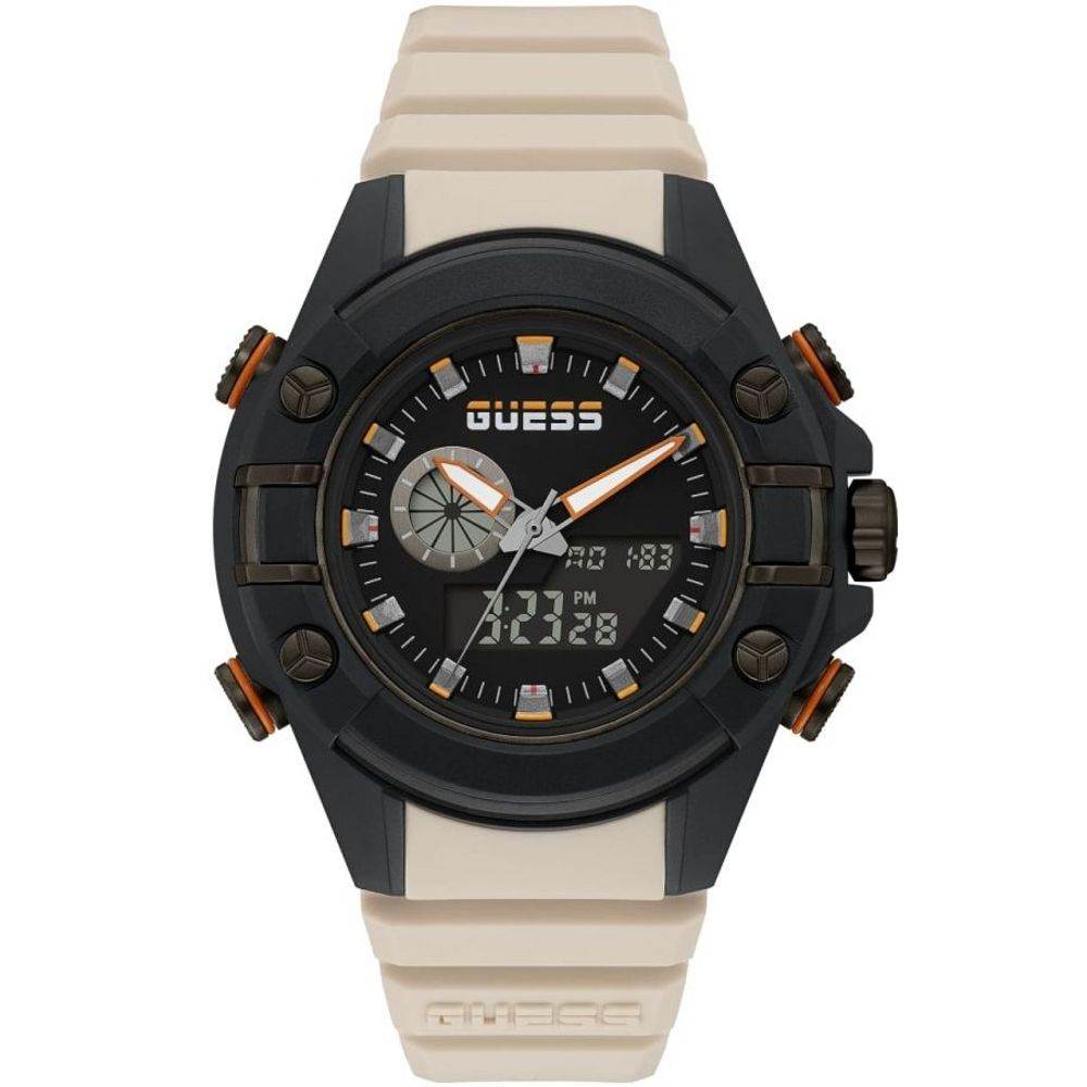 Guess Beige Resin Watch - Hilstor