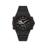 Guess Black Resin Watch - Hilstor